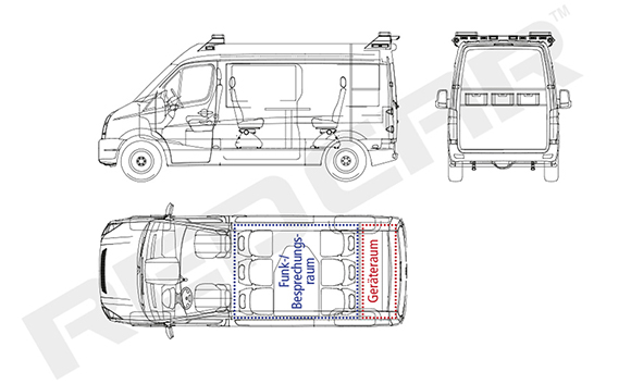 Zeichnung Mannschaftstransportwagen