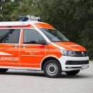 Einsatzleitwagen ELW1 in tagesleuchtrot