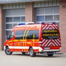 ELW L&uuml;neburg Heckansicht mit Warnmarkierung