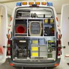 Kleineinsatzfahrzeug KEF: Ger&auml;teraum Heckansicht