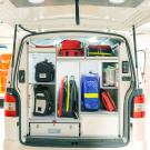 Notarzteinsatzfahrzeug NEF VW Transporter Ger&auml;teraum