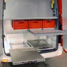 Geteilter Schwerlastauszug