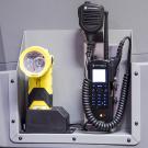 Sprinter T&uuml;reinbauhalterung mit Beispielbest&uuml;ckung